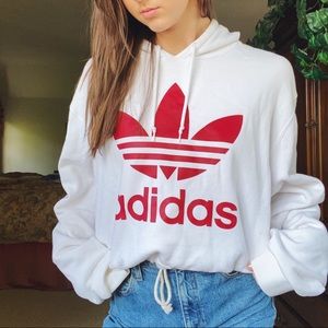Adidas Vintage Cropped Sweatshirt